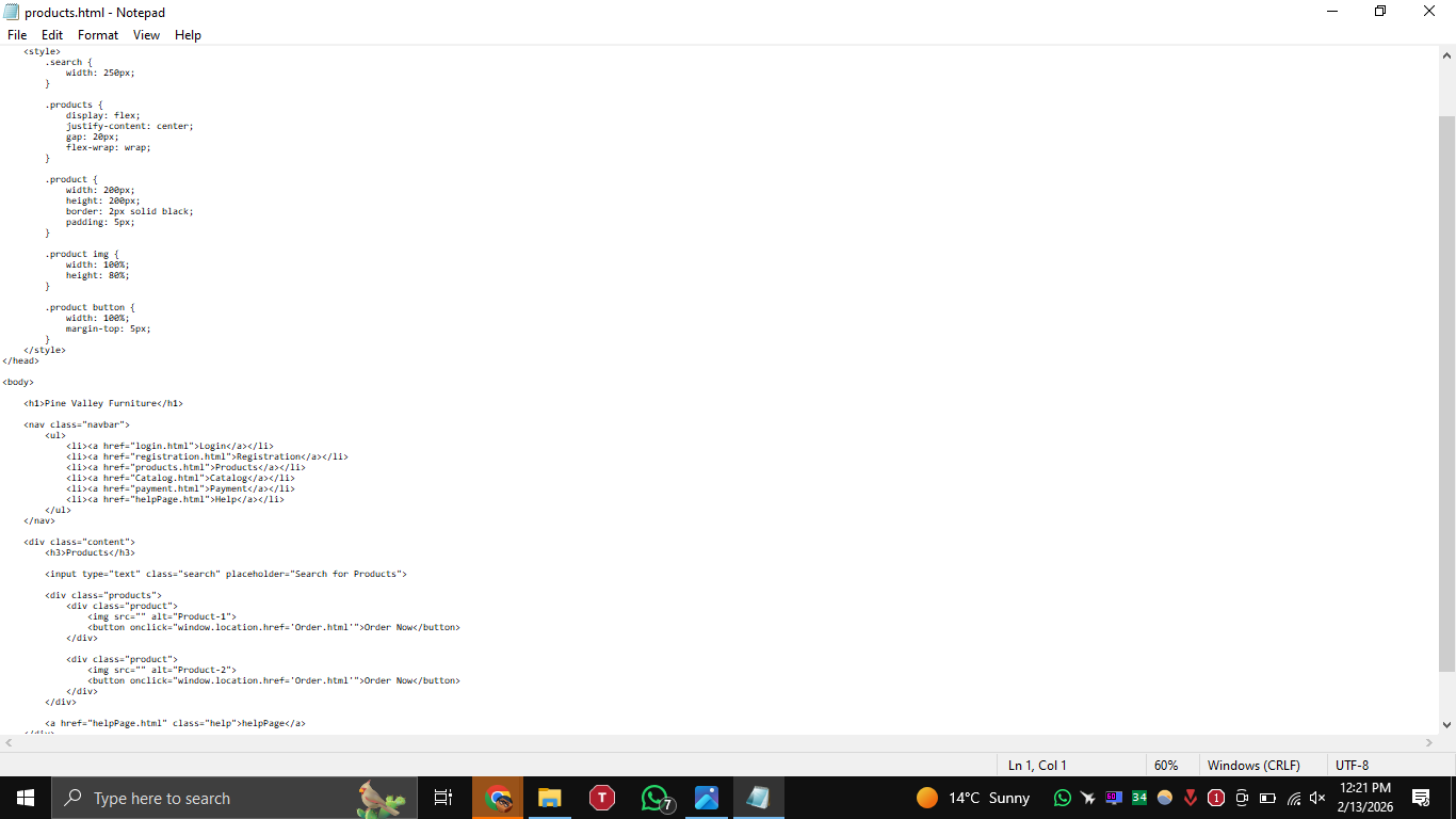Search Product Page